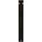 Ekena Millwork Loera Wrought Iron Bracket, (Single center brace), Antiqued Pale Gold 1 1/2"W x 7 1/2"D x 10"H BKTM01X07X10SLOAPG - alternate 6
